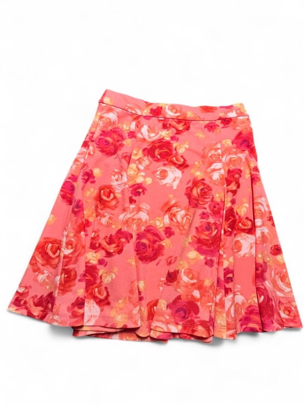 Isaacmizrahilive thick coral skirt, S
